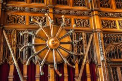 Weapons display, Great Hall