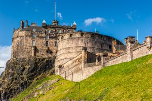 The castle from Johnston Terrace
