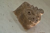 Egleton, St Edmund's Church, Carved head 3