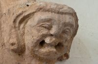Egleton, St Edmund's Church, Carved head 4