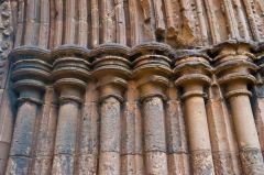 West doorway carved capitals