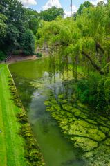 The moat from Edward IV's bridge