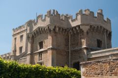 Part of the gatehouse tower