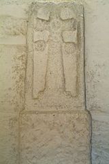 Saxo preaching cross behind the altar