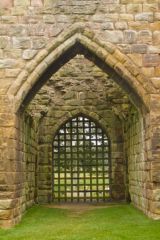 Gatehouse passage from inside the castle