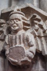 Corbel on a nave pier
