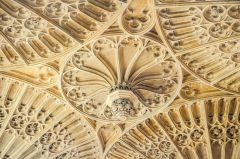 Vaulted ceiling of the south chapel