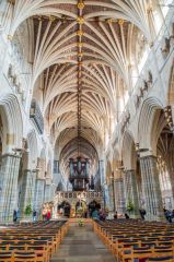 Exeter Cathedral, Looking down the nave