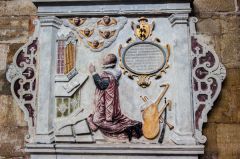 Exeter Cathedral, Matthew Goodwin memorial, 1586