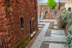 St Catherine's Almshouses & Canon's House, The restored chapel precinct