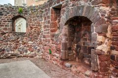 St Catherine's Almshouses & Canon's House, One of the medieval fireplaces