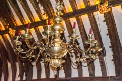 Tucker's Hall, 17th century chandelier