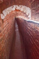 A beautifully vaulted section of passage