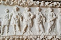 Exton Church, Detail from Viscount Campden memorial