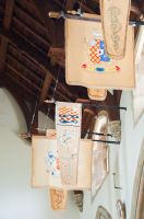 Exton Church, Noel funerary banners