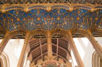 Eye, Suffolk Church, Rood canopy by Comper