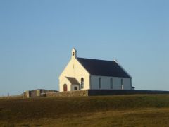 Fair Isle Kirk (c) Ruth Sharville