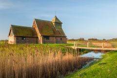 The footbridge to the church