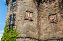 Royal arms on the gatehouse
