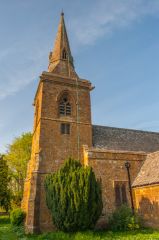 The 14th century west tower