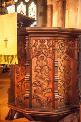 Farway, St Michael & All Angels Church, The late Victorian pulpit