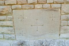 Consecration crosses, east wall
