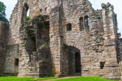 Walls of the priory church