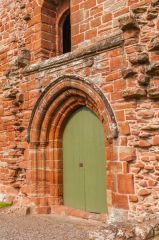 Fortrose Cathedral, South aisle doorway arch