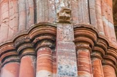 Fortrose Cathedral, Column detail in the chapel
