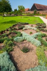 Medieval knot garden recreation