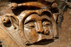 Fragment of medieval misericord