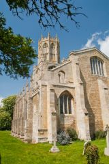 East facade of the church