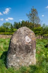One of the upright stones