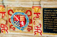 Framlingham, St Michael's Church, Henry Howard crest