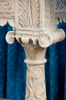 Fressingfield, St Peter & St Paul's Church, Jacobean altar table carving detail