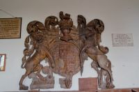 Wooden coat of arms