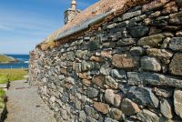 Cottage exterior wall