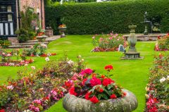 The private courtyard garden