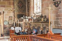 Gawsworth, St James Church, Early 17th century Fitton memorials
