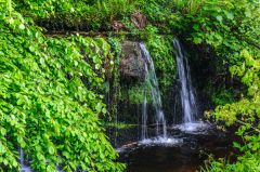 Waterfalls on Geilston Burn