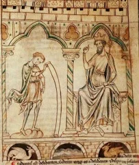Illustration from Geoffrey of Monmouth's Prophetiae Merlini
