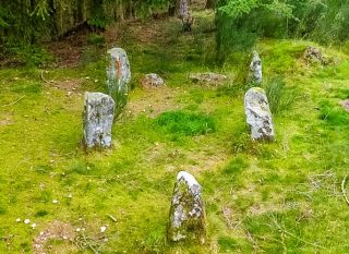 Glassel Dam Wood Stone Circle