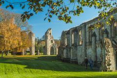 Inside the Abbey grounds in Autumn