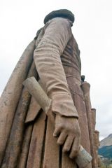 Another view of the statue