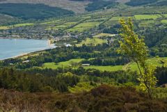 Looking down on Brodick