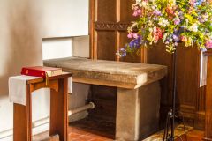 12th century altar slab, St Mary's church