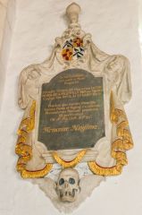 Stuart Worsley memorial, 1708