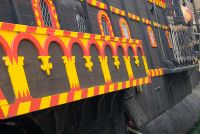 Golden Hinde, Ship's side