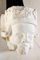 Corbel head of King Offa