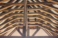 Medieval timber roof